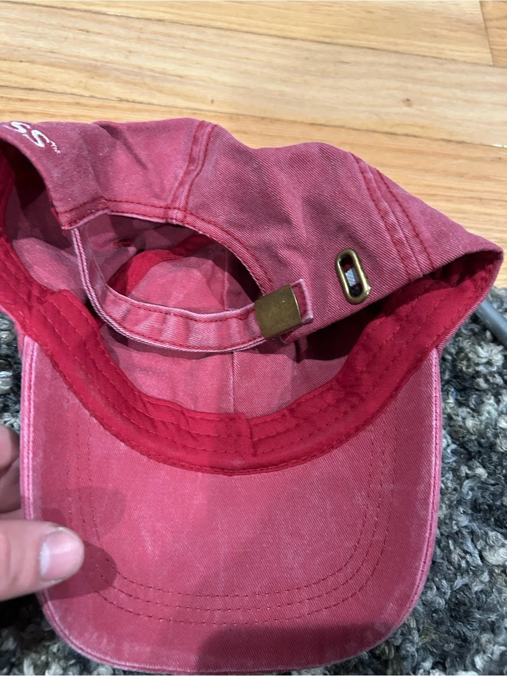 Guinness burgundy cap